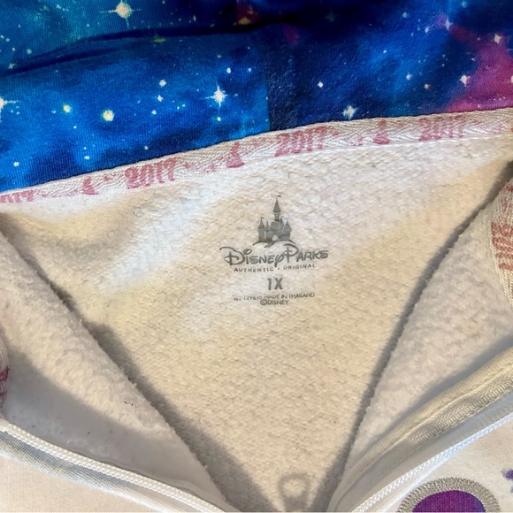 Disney - Women’s 2017 Walt Disney World 4 Park Classic Zip Up Hoodie - XL - Picture 2 of 7